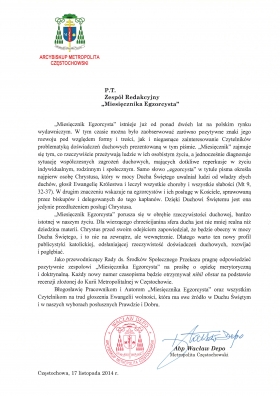 Posiadamy Nihil obstat